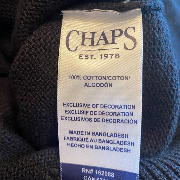 Men’s Chsps sweater. NWT.  Black - Picture 9 of 9